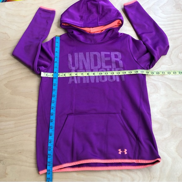 Under Armour Pullover Sweatshirt Hoodie Kids Size L. - Picture 10 of 11